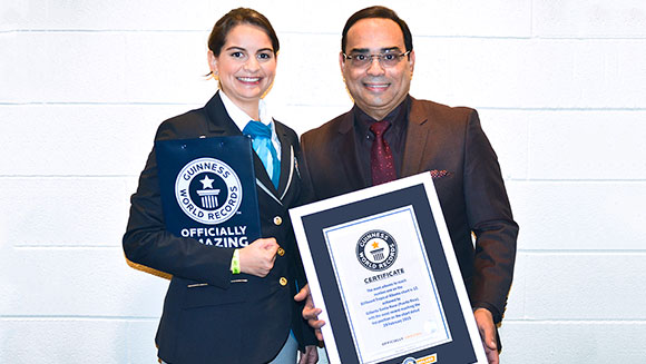 Grammy award-winning singer Gilberto Santa Rosa honored with Guinness Worlds Records title