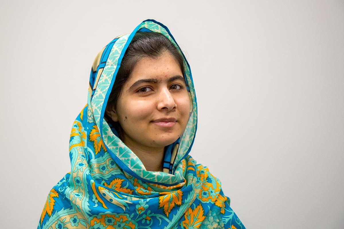 Malala Yousafzai iem 2015. ©Simon Davis/DFID