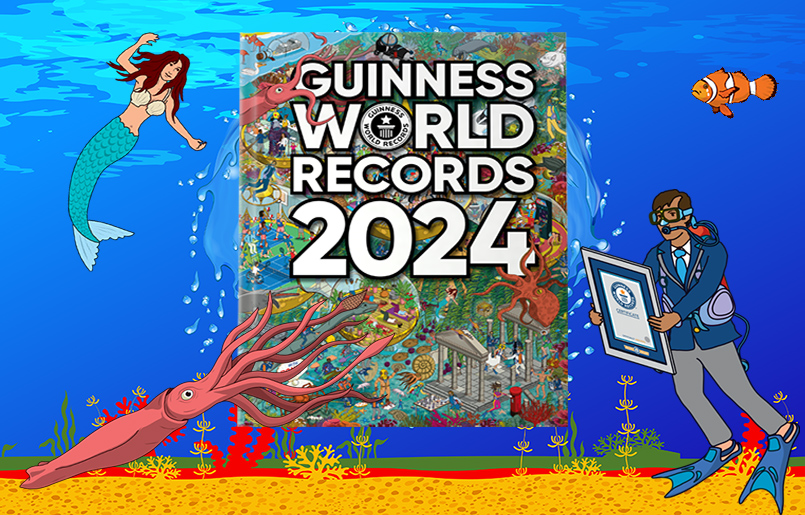 gwr 2024 book packshot with  mermaid and adjudicator underwater